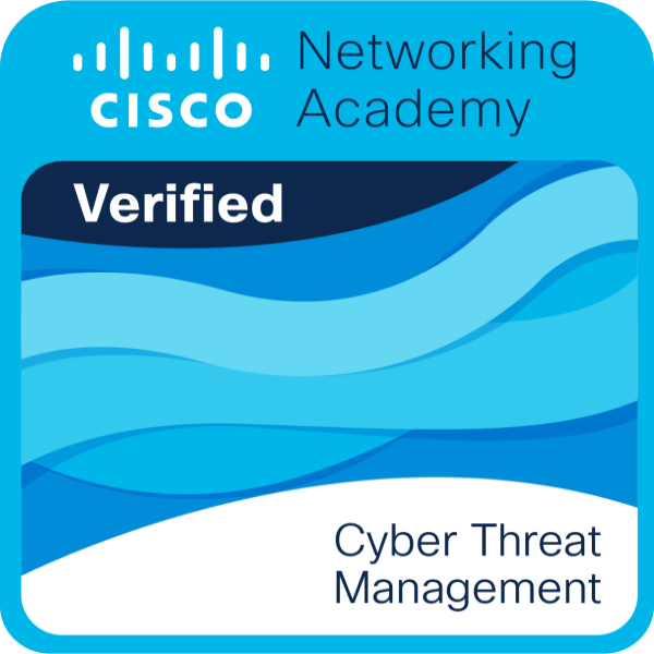 Badge Cisco Gestion des cybermenaces
